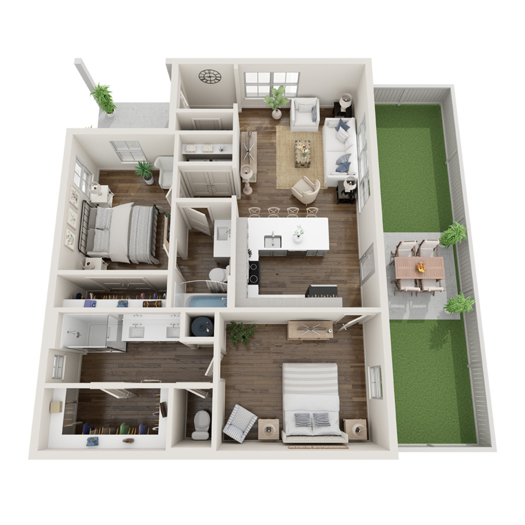 2 Bed, 2 Bath | Magellan / Galileo Twin