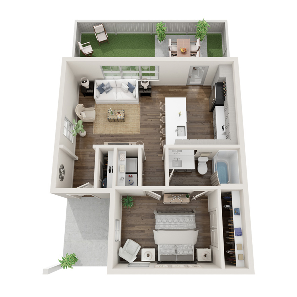 1 Bed, 1 Bath | Aura / Atlantis Cottage