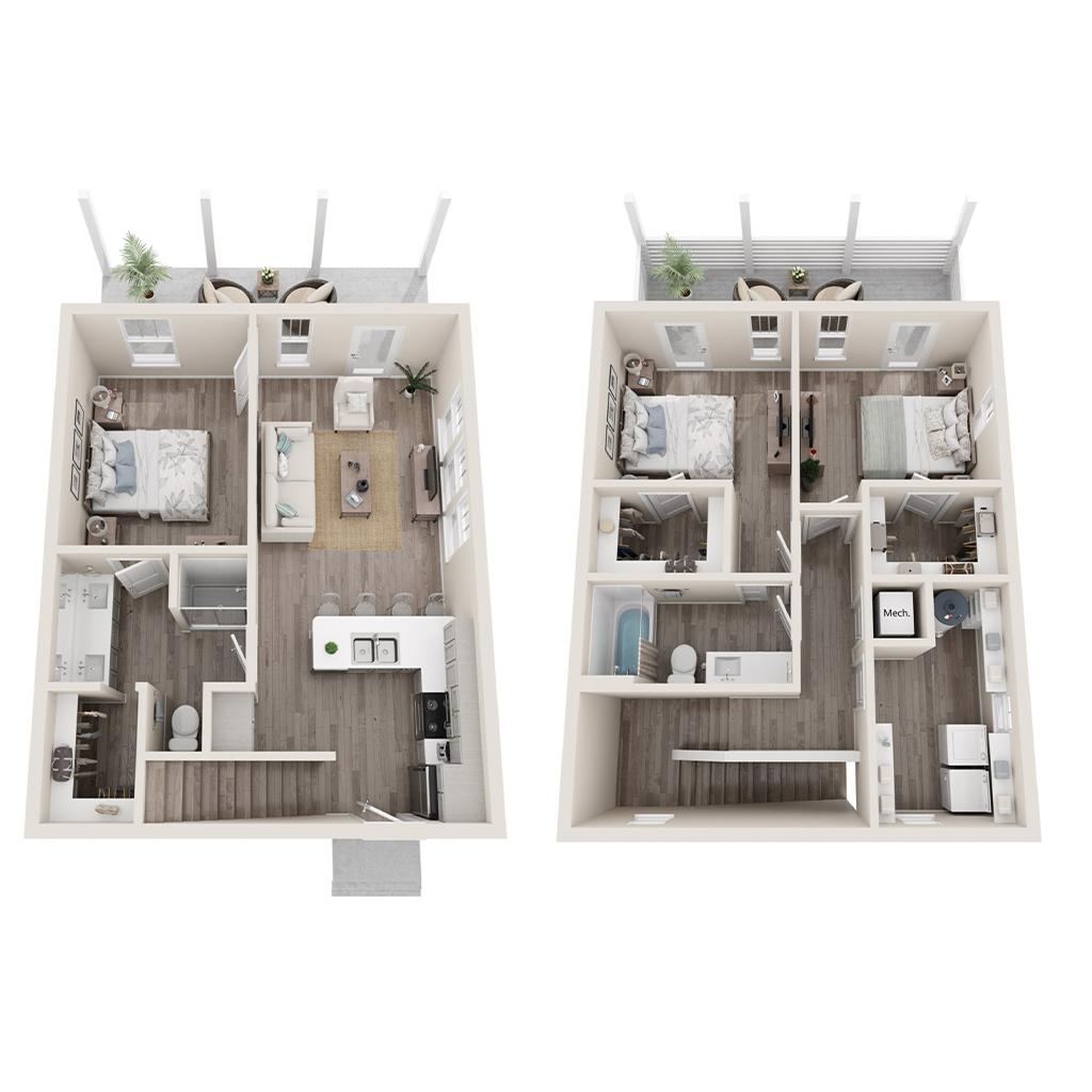 3 Bed, 2 Bath | Lunar Cottage/Twin